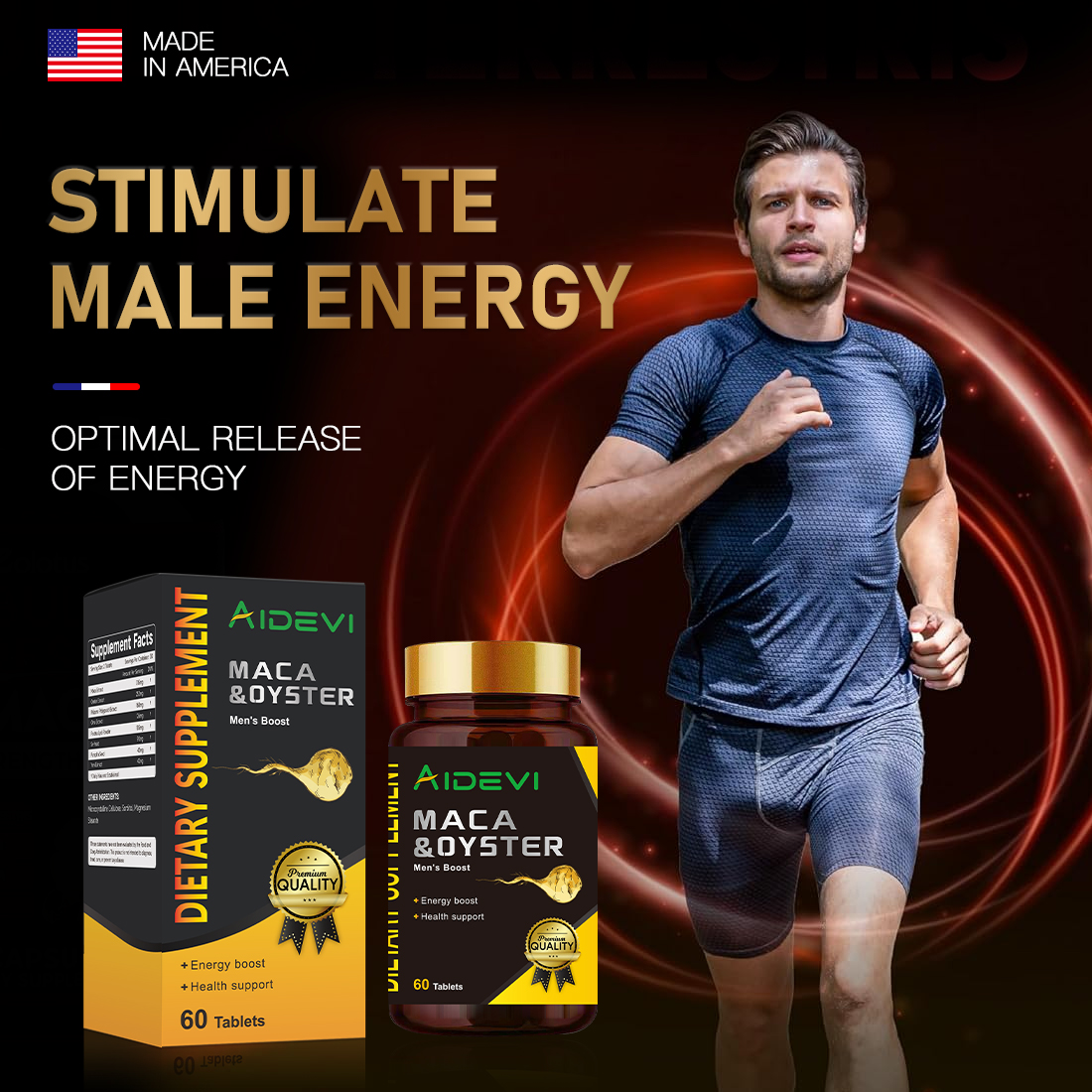 Aidevi Maca & Oyster Compound Fertility Supplement For Man Women - Image 4