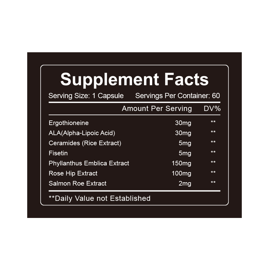 AIDEVI Ergothioneine EGT Supplement 60 Caps 30mg - Ultimate Antioxidant for Cellular Protection and Longevity - Image 7