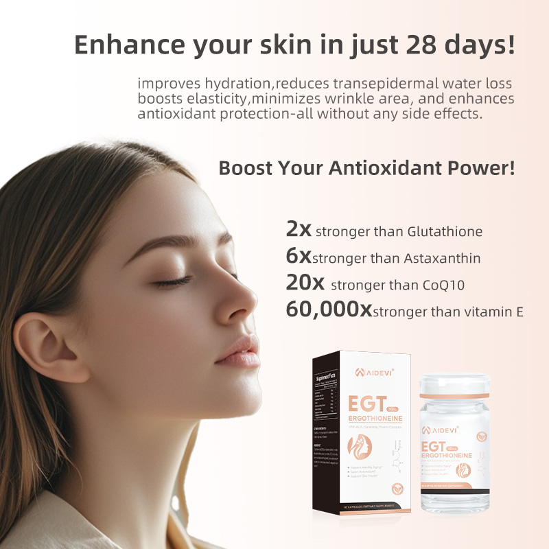 AIDEVI Ergothioneine EGT Supplement 60 Caps 30mg - Ultimate Antioxidant for Cellular Protection and Longevity - Image 5