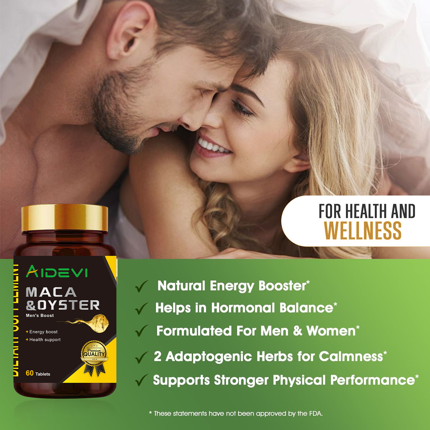 Aidevi Maca & Oyster Compound Fertility Supplement For Man Women - Image 3
