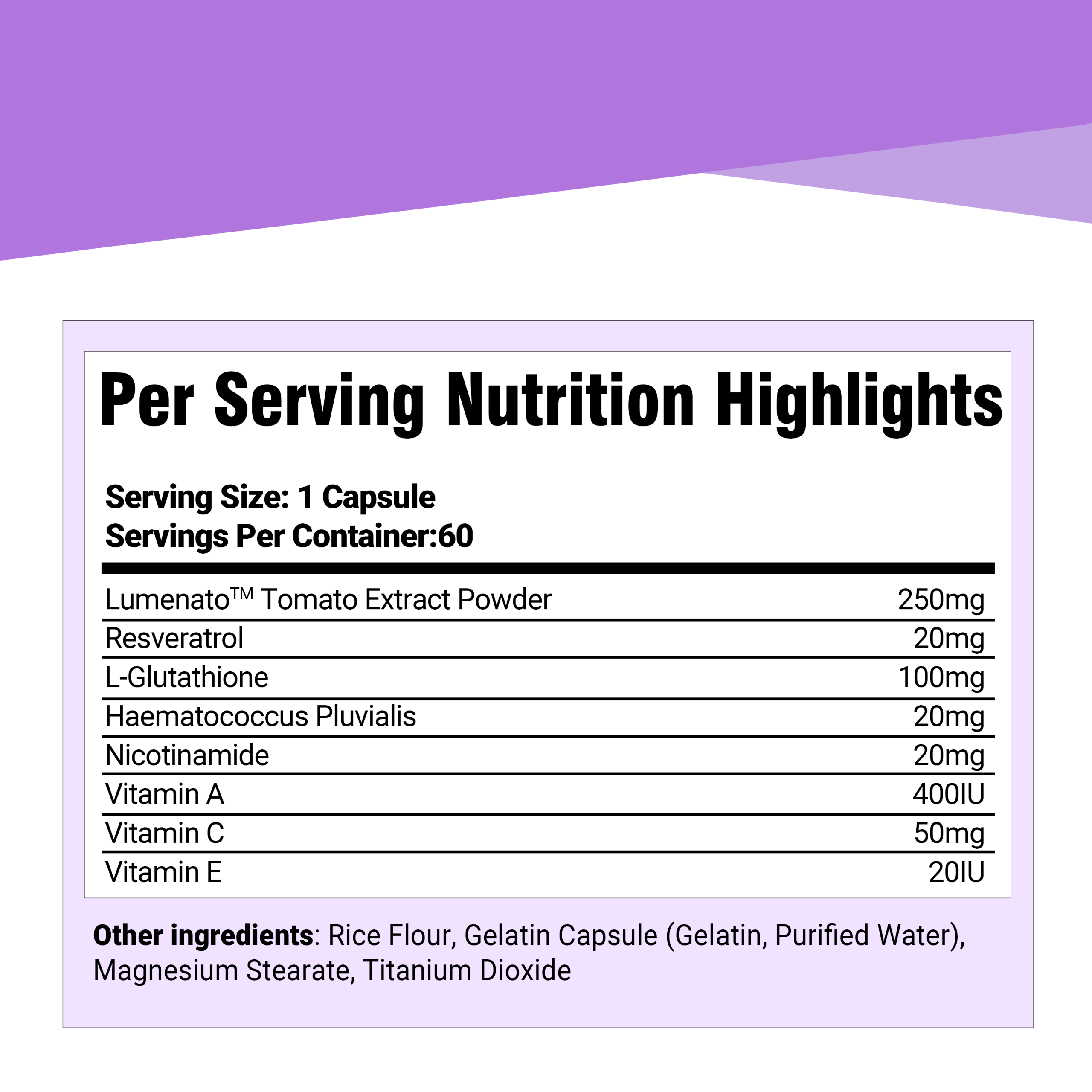 AIDEVI White Tomato Whitening 250mg 60 Caps Skin Capsules - Image 5