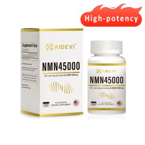 AIDEVI NMN 45000 Supplement Pure 500mg 90 Capsules High Potency Longevity Support