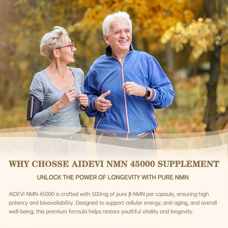 AIDEVI NMN 45000 Supplement Pure 500mg 90 Capsules High Potency Longevity Support - Image 5