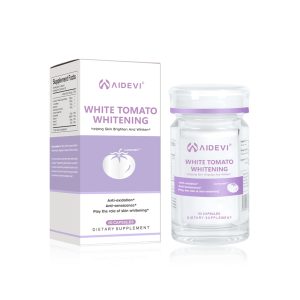 AIDEVI White Tomato Whitening 250mg 60 Caps  Skin Capsules